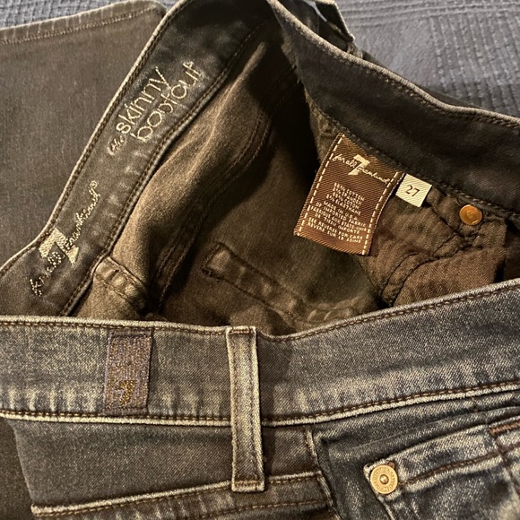 Seven for all mankind skinny bootcut jeans - Picture 5 of 11